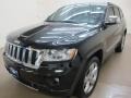 2011 Brilliant Black Crystal Pearl Jeep Grand Cherokee Overland 4x4  photo #4