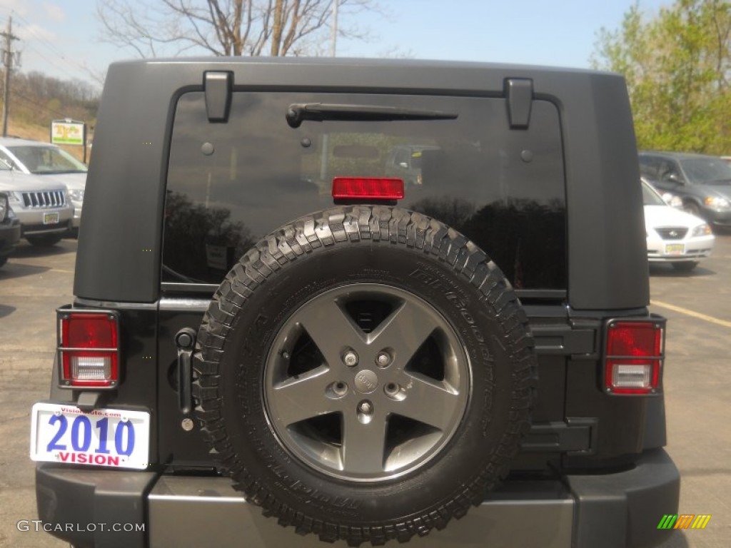 2010 Wrangler Sport Mountain Edition 4x4 - Black / Dark Slate Gray/Medium Slate Gray photo #18