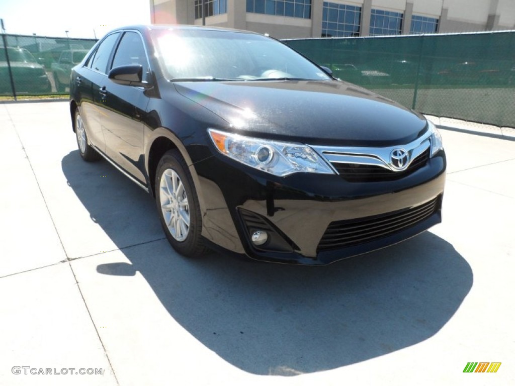 2012 Camry LE - Attitude Black Metallic / Ash photo #1