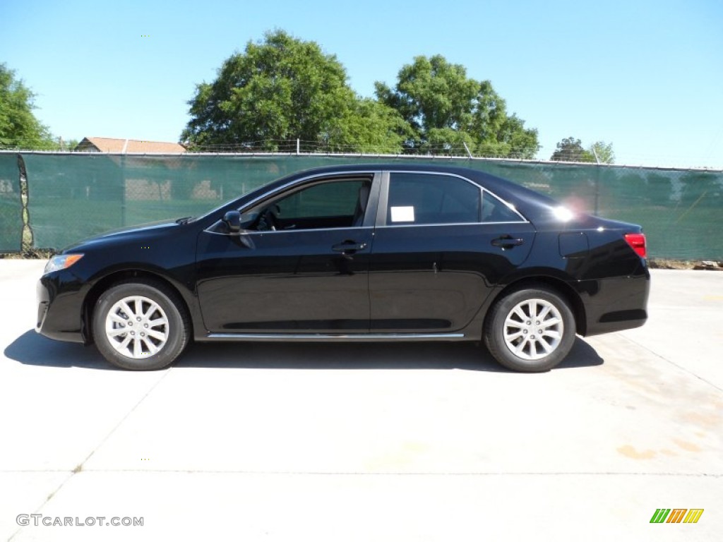 2012 Camry LE - Attitude Black Metallic / Ash photo #6