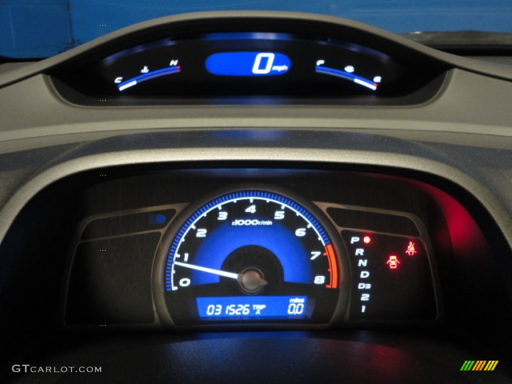 2010 Civic LX Sedan - Urban Titanium Metallic / Beige photo #16