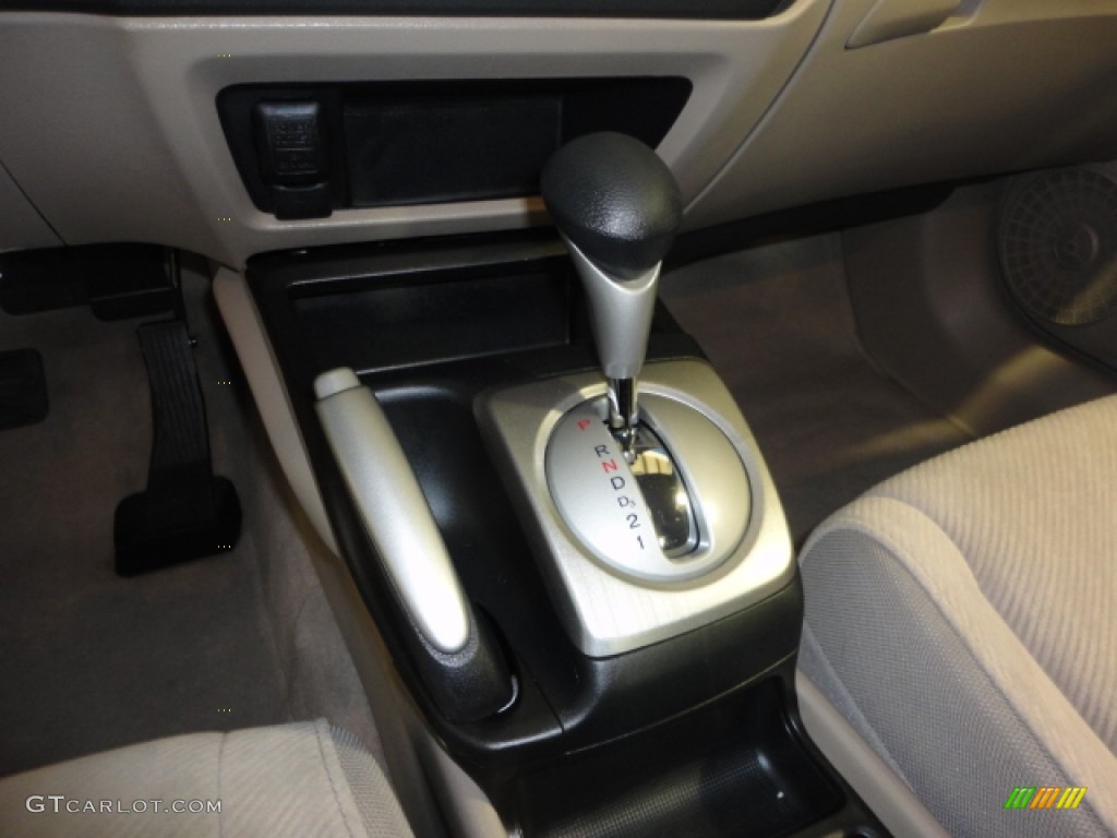 2010 Civic LX Sedan - Urban Titanium Metallic / Beige photo #18