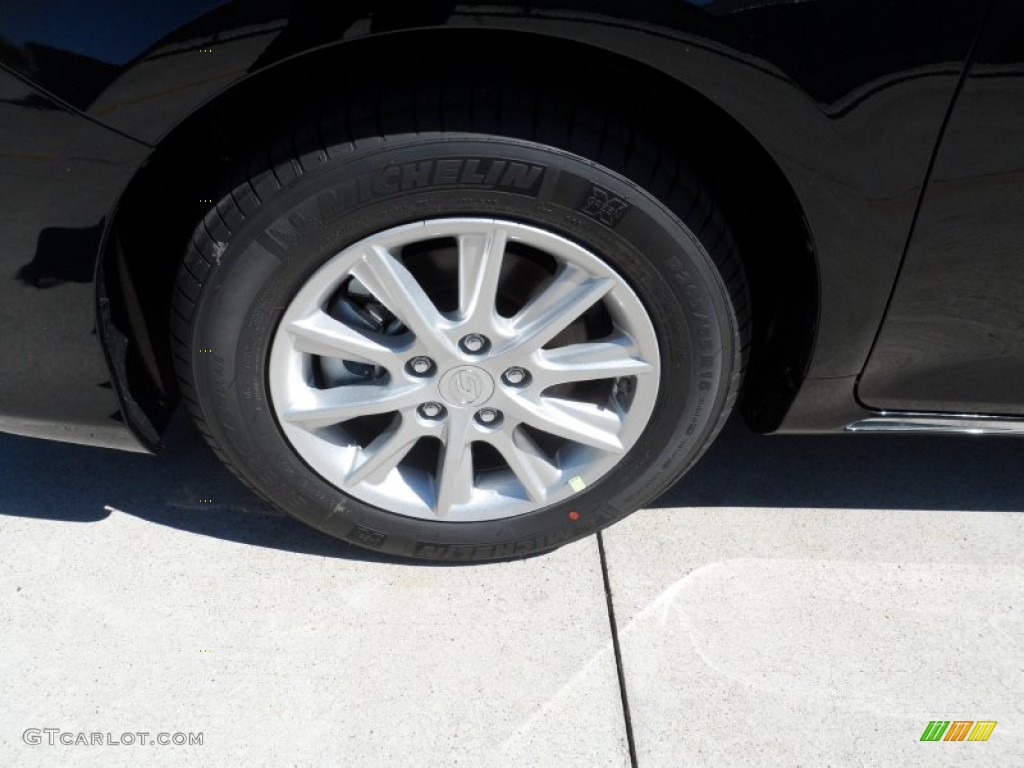 2012 Camry LE - Attitude Black Metallic / Ash photo #11