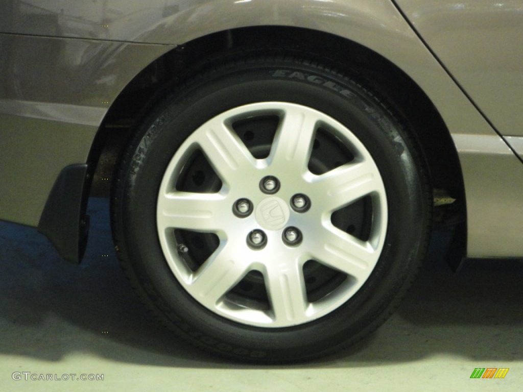 2010 Civic LX Sedan - Urban Titanium Metallic / Beige photo #30