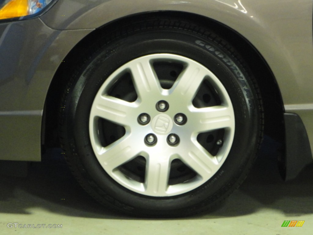2010 Civic LX Sedan - Urban Titanium Metallic / Beige photo #32