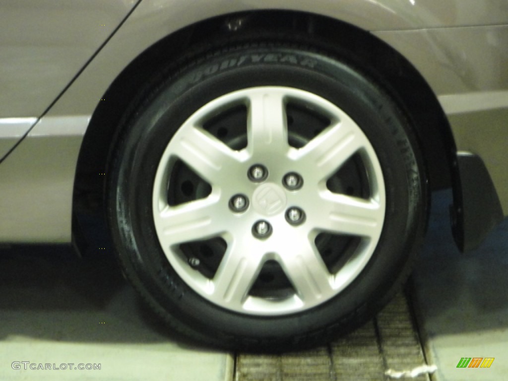 2010 Civic LX Sedan - Urban Titanium Metallic / Beige photo #33