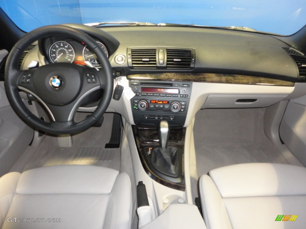 2008 1 Series 128i Convertible - Cashmere Silver Metallic / Taupe photo #18