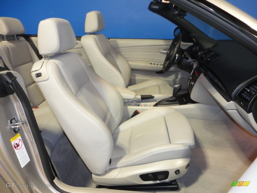 2008 1 Series 128i Convertible - Cashmere Silver Metallic / Taupe photo #30