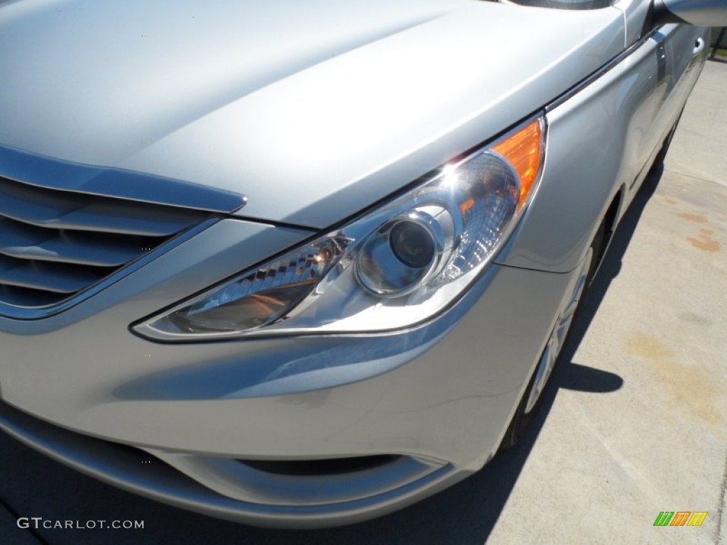 2012 Sonata GLS - Radiant Silver / Gray photo #9