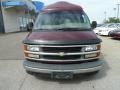 1999 Dark Carmine Red Metallic Chevrolet Express 1500 Passenger Conversion Van  photo #8