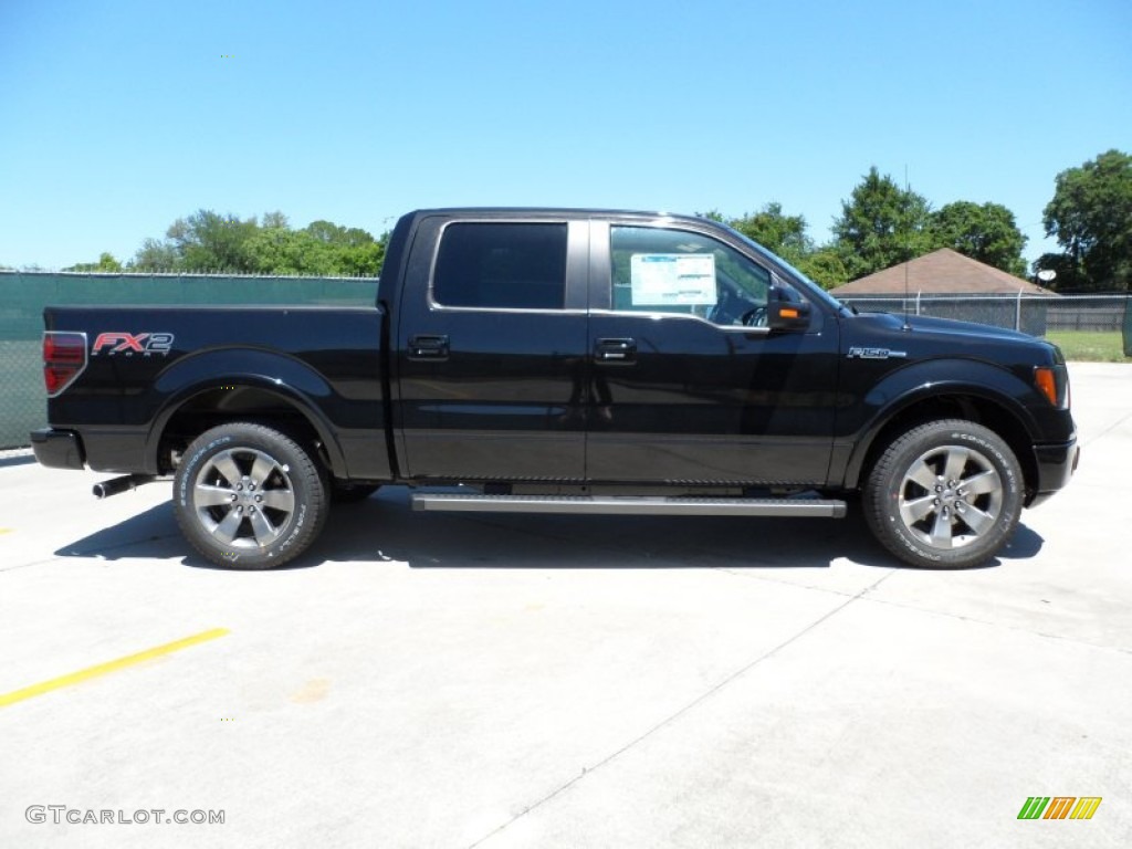 Tuxedo Black Metallic 2012 Ford F150 FX2 SuperCrew Exterior Photo #64013445