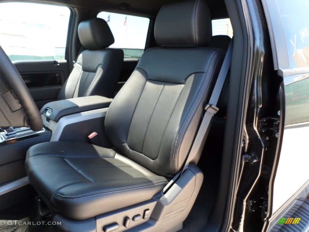 Black Interior 2012 Ford F150 FX2 SuperCrew Photo #64013659