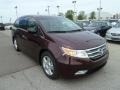 2012 Dark Cherry Pearl II Honda Odyssey Touring Elite  photo #7