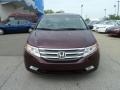 2012 Dark Cherry Pearl II Honda Odyssey Touring Elite  photo #8