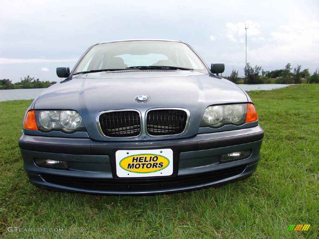 1999 3 Series 323i Sedan - Steel Blue Metallic / Sand photo #33