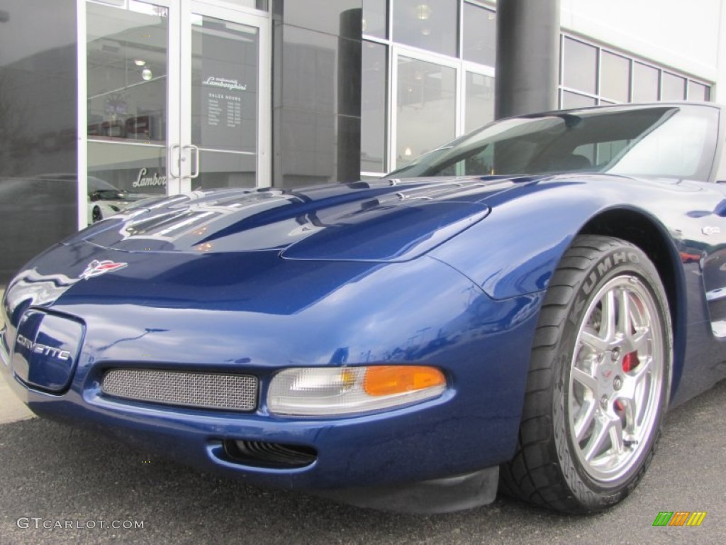 2004 Corvette Z06 - LeMans Blue Metallic / Black photo #8