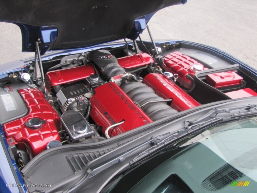2004 Corvette Z06 - LeMans Blue Metallic / Black photo #22
