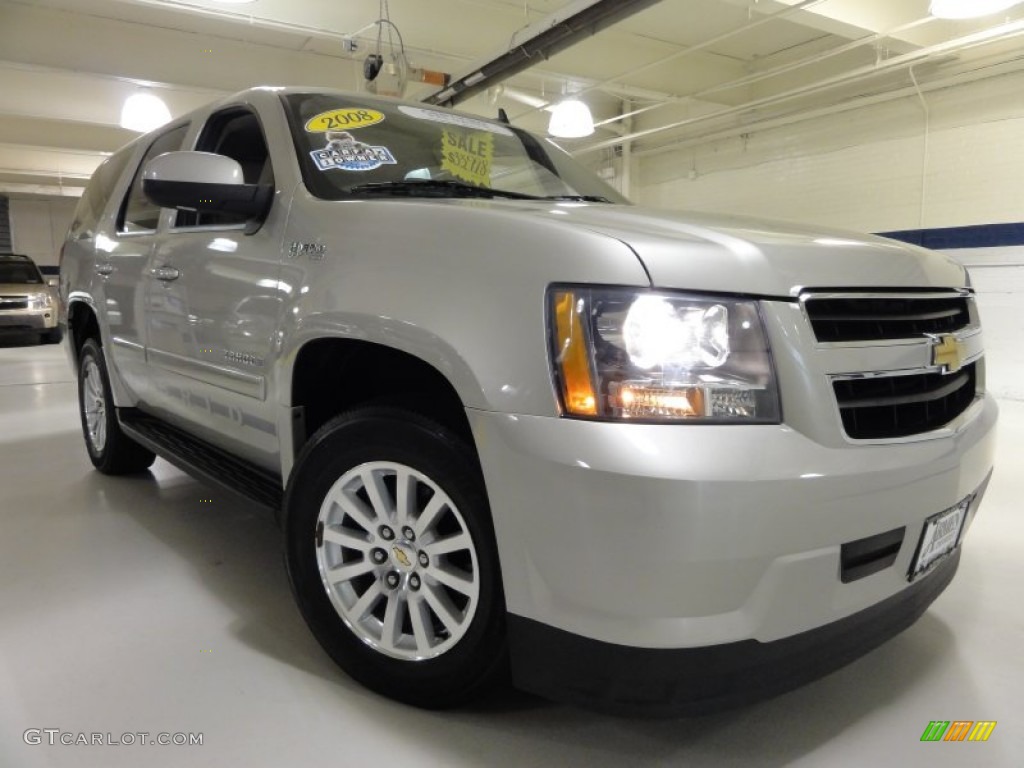 2008 Tahoe Hybrid 4x4 - Silver Birch Metallic / Light Titanium/Dark Titanium photo #1