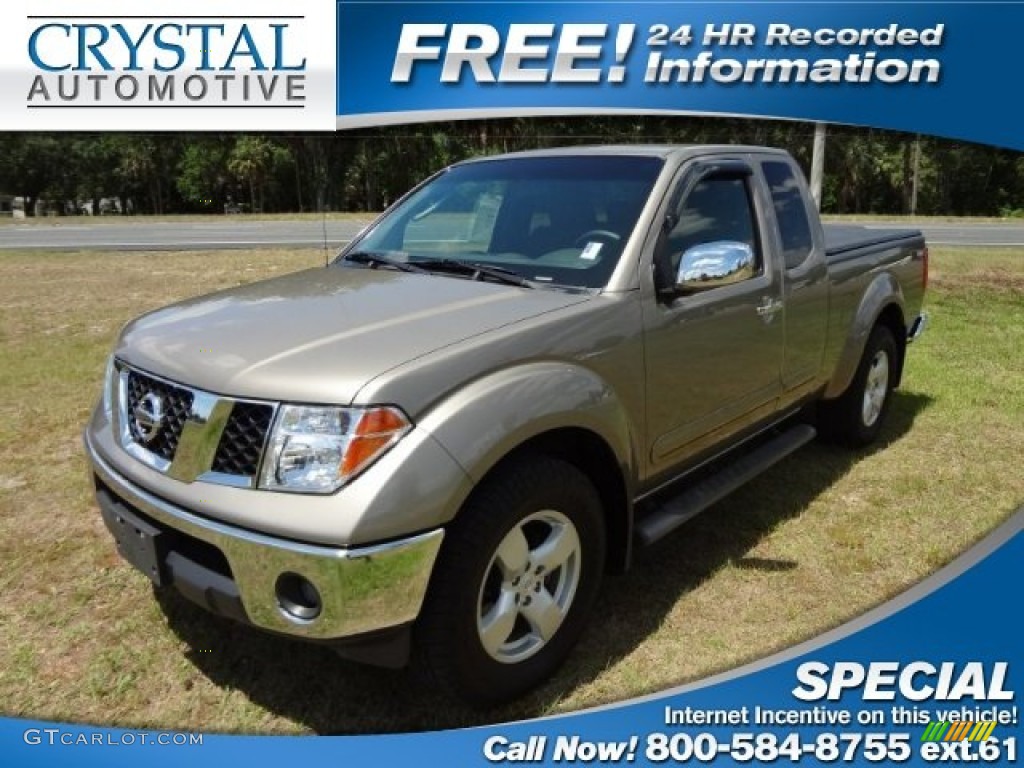 2007 Frontier LE King Cab - Desert Stone / Steel photo #1