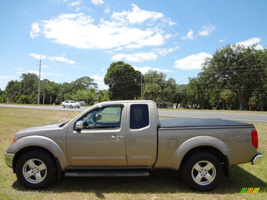 2007 Frontier LE King Cab - Desert Stone / Steel photo #2