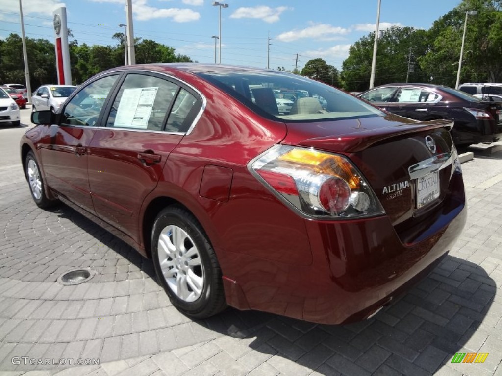 2012 Altima 2.5 S - Red Alert / Blonde photo #3