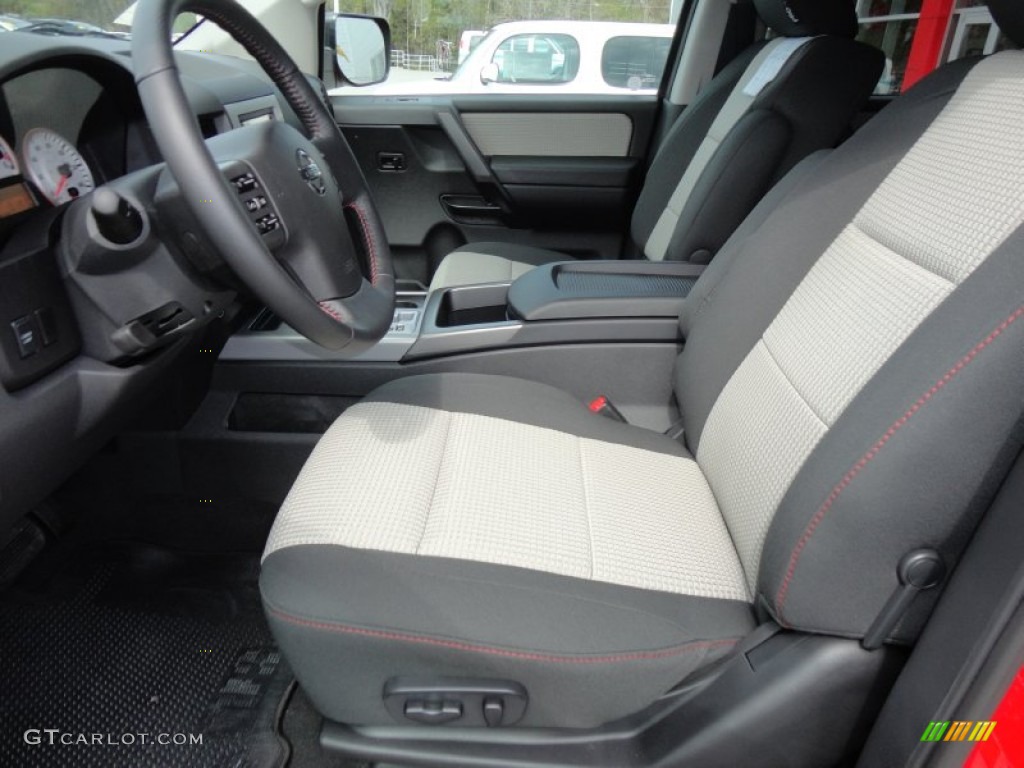 Pro 4X Charcoal Interior 2012 Nissan Titan Pro-4X Crew Cab 4x4 Photo #64019334