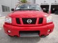 2012 Red Alert Nissan Titan Pro-4X Crew Cab 4x4  photo #13