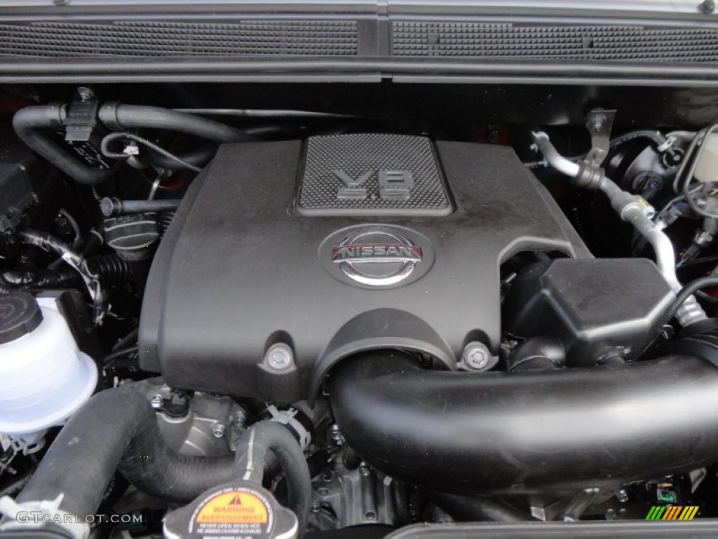 2012 Nissan Titan Pro-4X Crew Cab 4x4 5.6 Liter Flex-Fuel DOHC 32-Valve CVTCS V8 Engine Photo #64019436