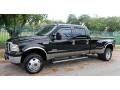 2005 Black Ford F350 Super Duty Lariat Crew Cab 4x4 Dually  photo #3