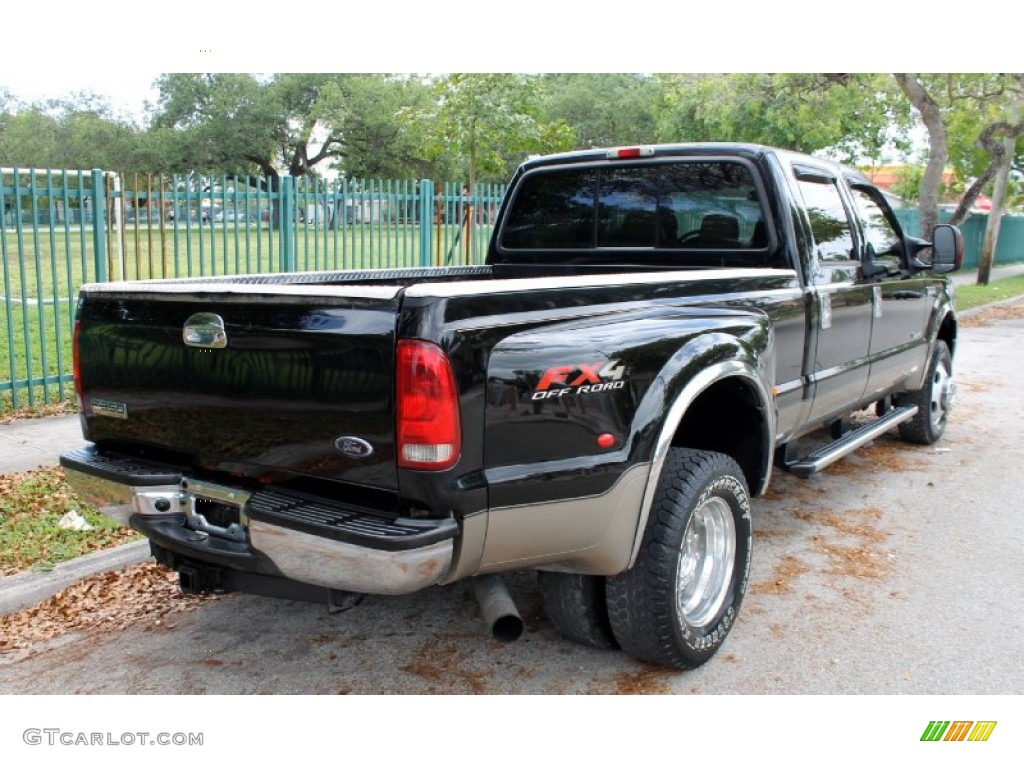 Black 2005 Ford F350 Super Duty Lariat Crew Cab 4x4 Dually Exterior Photo #64019627