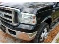 2005 Black Ford F350 Super Duty Lariat Crew Cab 4x4 Dually  photo #12