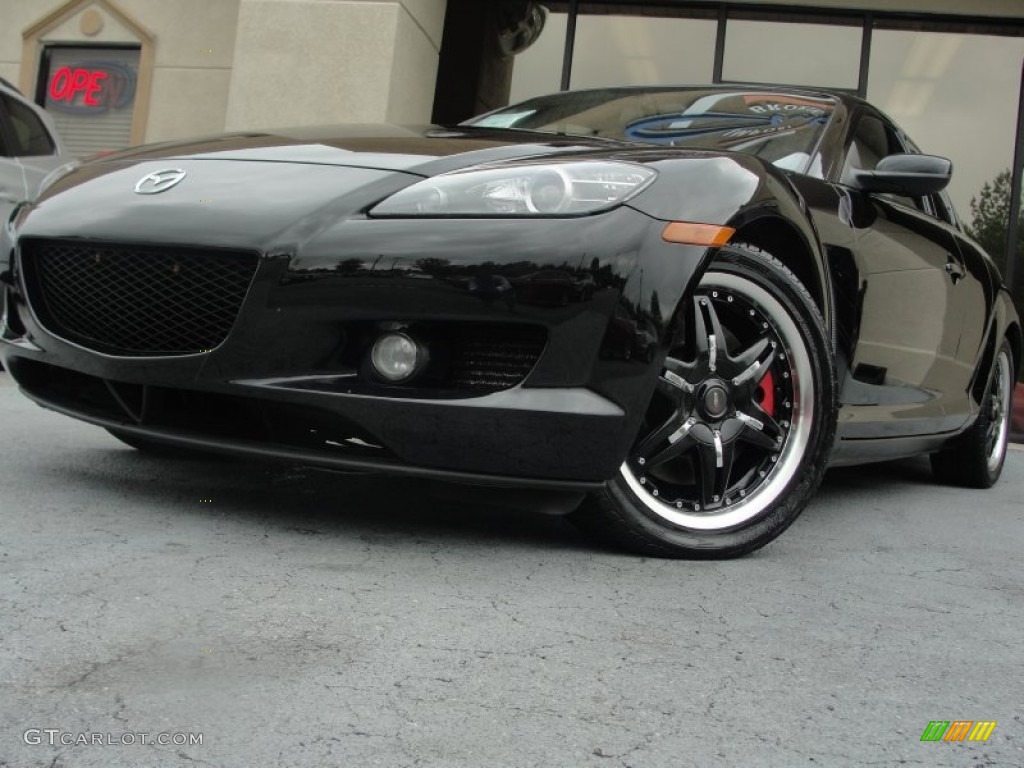 2004 RX-8 Grand Touring - Brilliant Black / Black/Chapparal photo #1