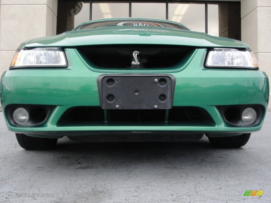 1999 Mustang SVT Cobra Convertible - Electric Green Metallic / Medium Parchment photo #6