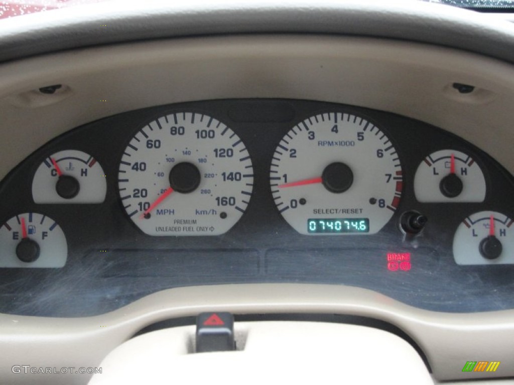 1999 Ford Mustang SVT Cobra Convertible Gauges Photo #64020954