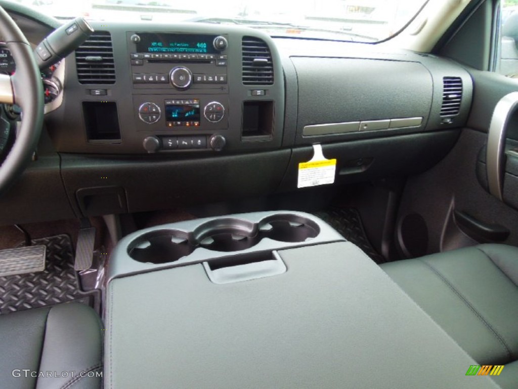 2012 Silverado 1500 LT Extended Cab - Silver Ice Metallic / Ebony photo #17