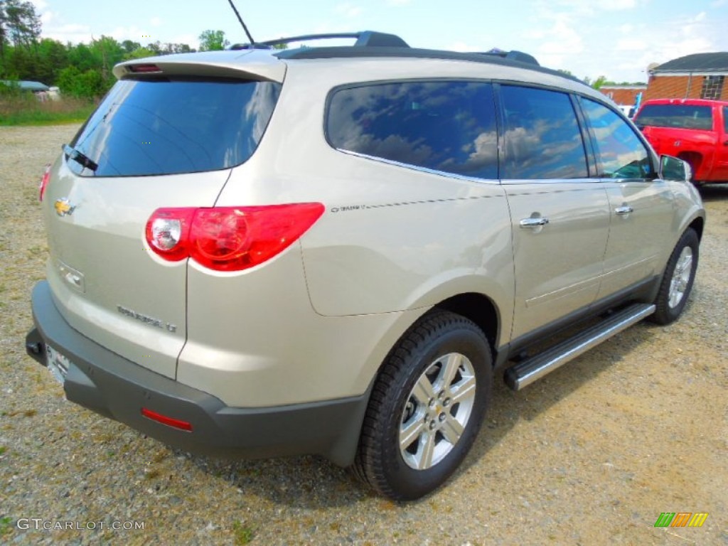 2012 Traverse LT - Gold Mist Metallic / Ebony photo #6