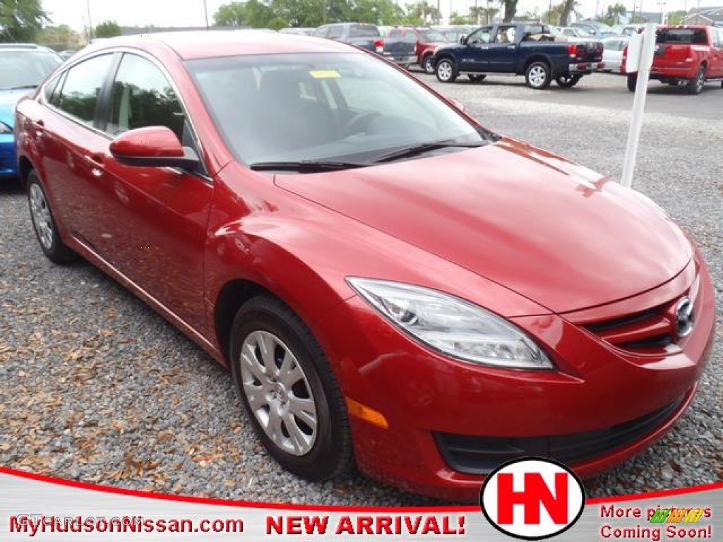 2009 MAZDA6 i Sport - Sangria Red Mica / Black photo #1