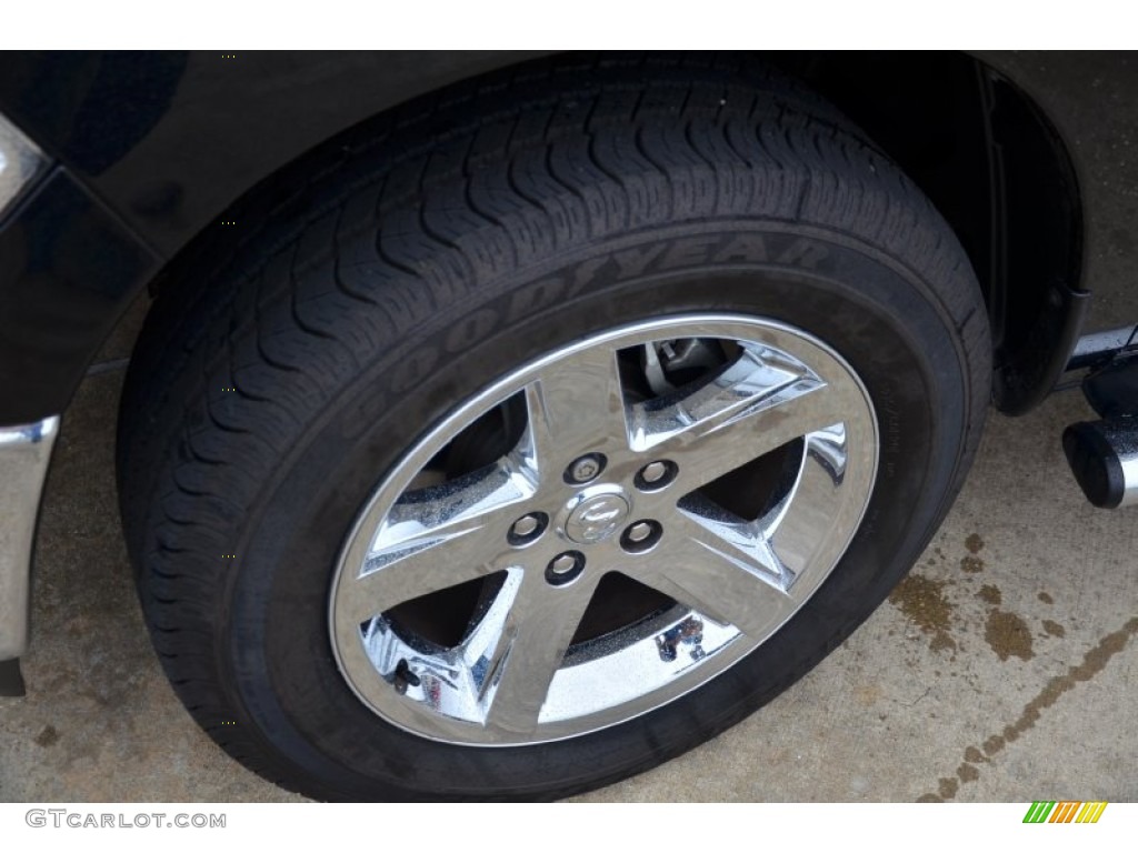 2011 Ram 1500 Big Horn Quad Cab - Brilliant Black Crystal Pearl / Light Pebble Beige/Bark Brown photo #14