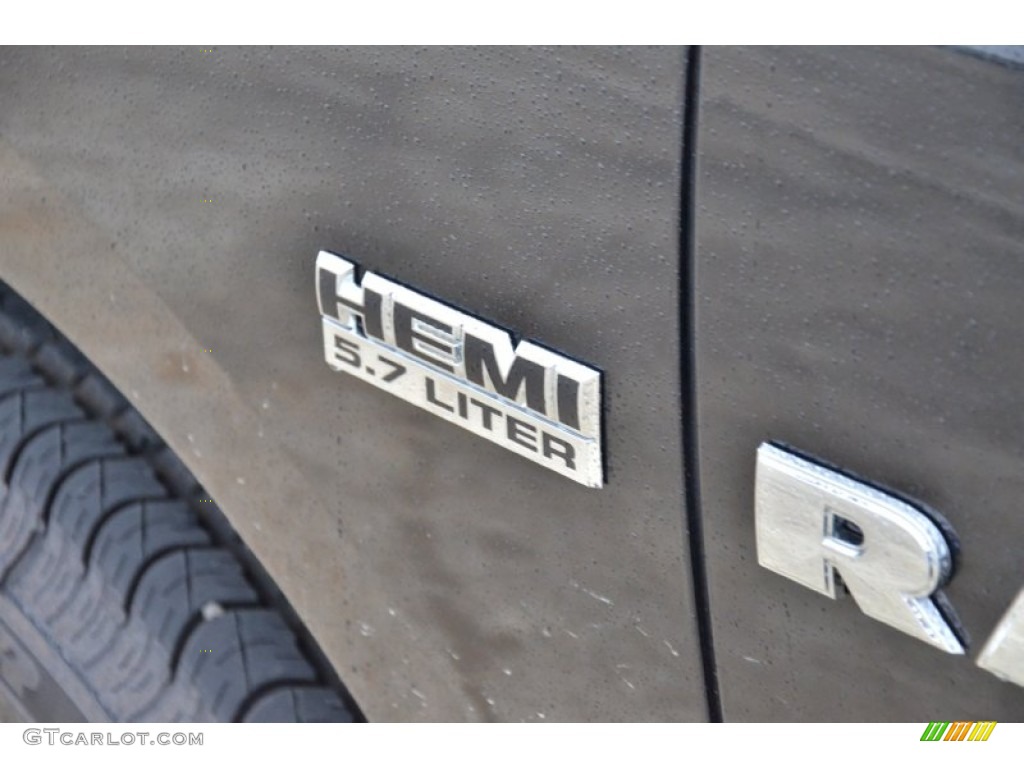 2011 Ram 1500 Big Horn Quad Cab - Brilliant Black Crystal Pearl / Light Pebble Beige/Bark Brown photo #16