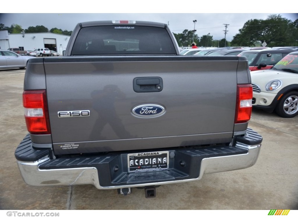 2005 F150 XLT SuperCab - Dark Shadow Grey Metallic / Medium Flint/Dark Flint Grey photo #5