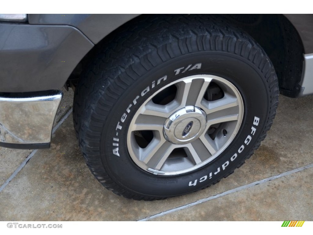 2005 F150 XLT SuperCab - Dark Shadow Grey Metallic / Medium Flint/Dark Flint Grey photo #15