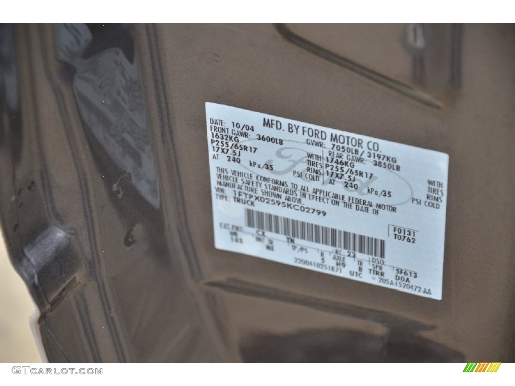 2005 F150 XLT SuperCab - Dark Shadow Grey Metallic / Medium Flint/Dark Flint Grey photo #20