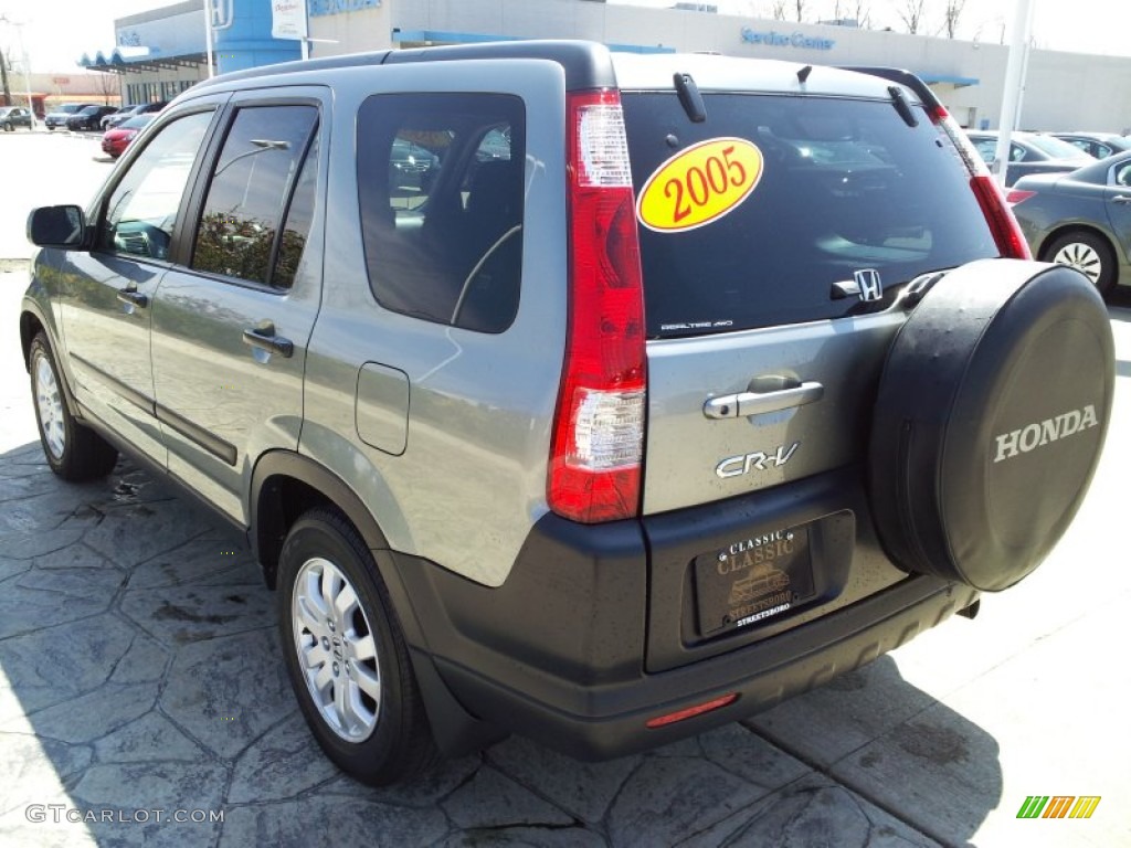 2005 CR-V EX 4WD - Pewter Pearl / Black photo #10