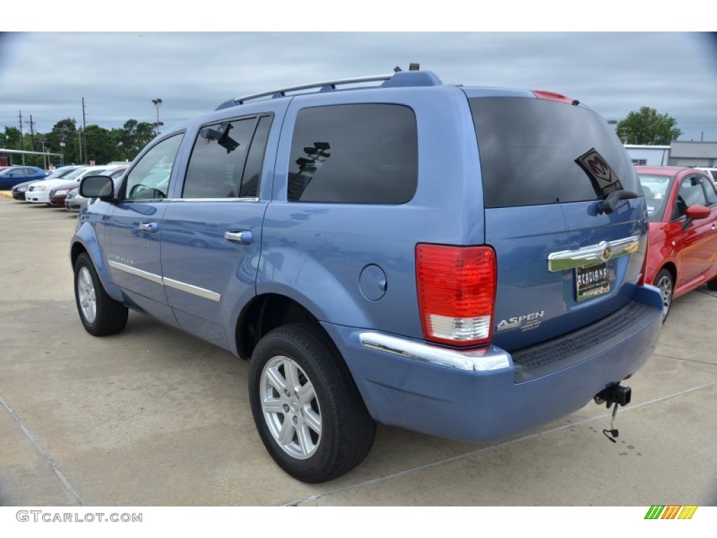 2008 Aspen Limited - Marine Blue Pearl / Light Graystone photo #3