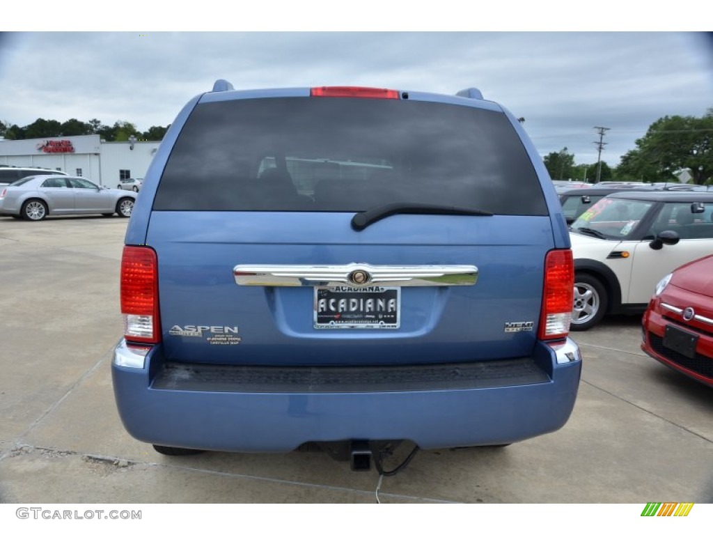 2008 Aspen Limited - Marine Blue Pearl / Light Graystone photo #4