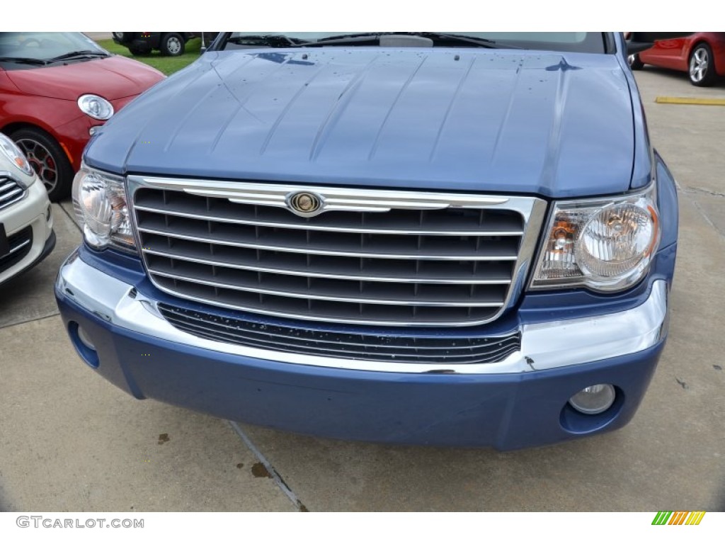 2008 Aspen Limited - Marine Blue Pearl / Light Graystone photo #9