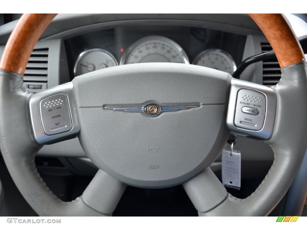 2008 Aspen Limited - Marine Blue Pearl / Light Graystone photo #23