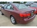 2009 Dark Cherry Red Hyundai Sonata GLS  photo #3