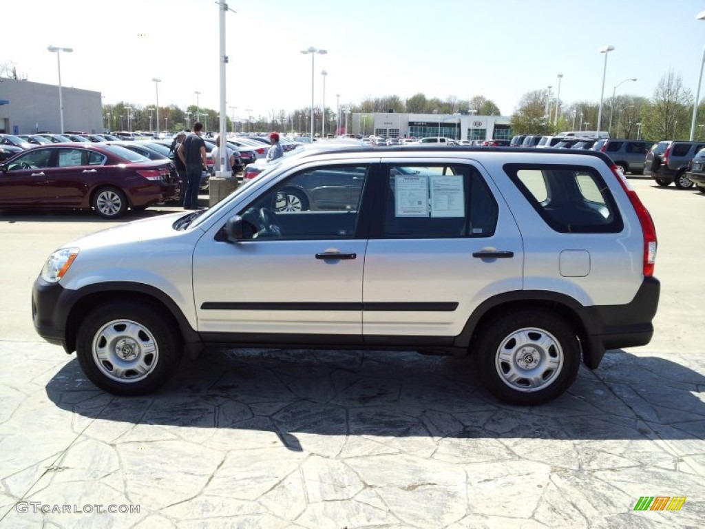 2006 CR-V LX - Alabaster Silver Metallic / Black photo #11