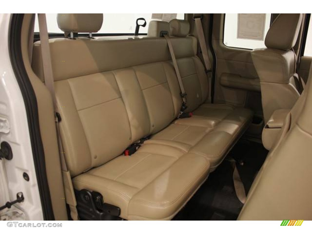2004 F150 XL SuperCab - Oxford White / Tan photo #14